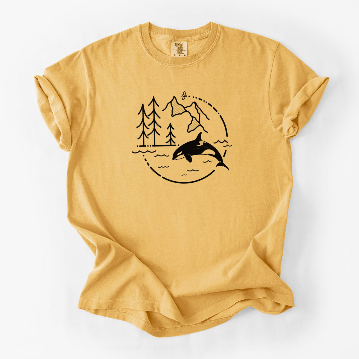 It's All Connected - Orca - Unisex Comfort Colors Garment-Dyed Heavyweight T-shirt