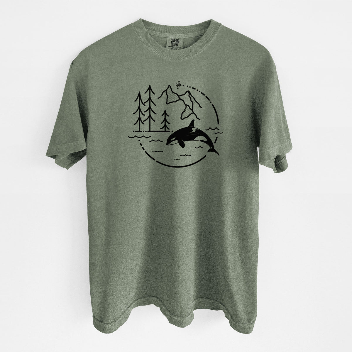 It's All Connected - Orca - Unisex Comfort Colors Garment-Dyed Heavyweight T-shirt