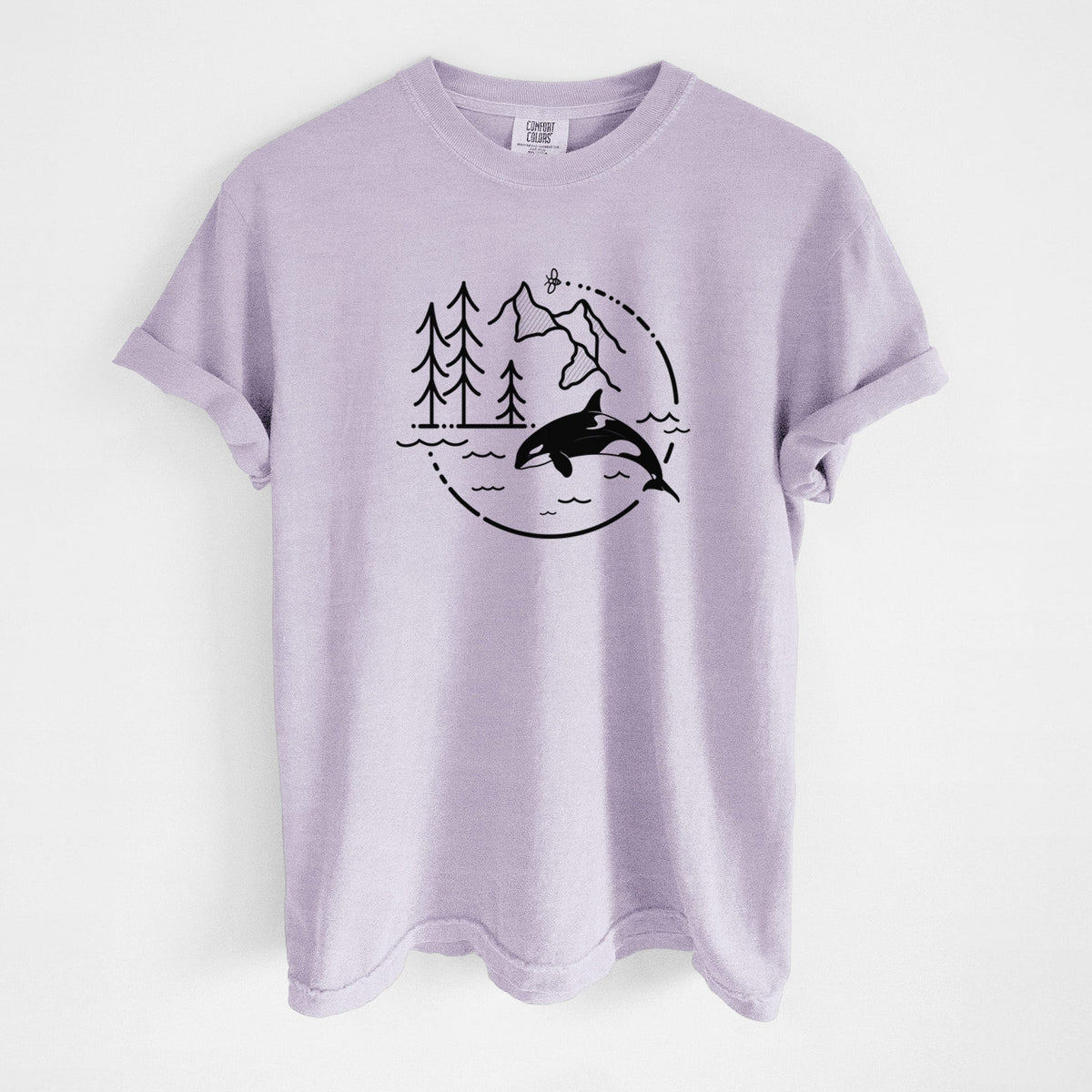 It's All Connected - Orca - Unisex Comfort Colors Garment-Dyed Heavyweight T-shirt