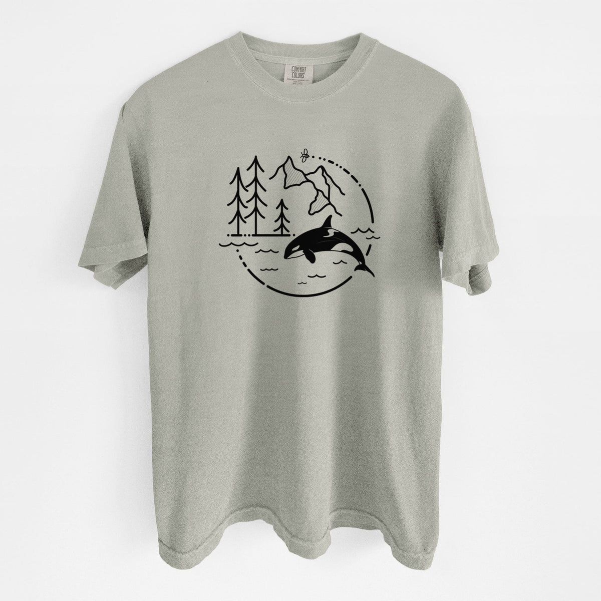 It's All Connected - Orca - Unisex Comfort Colors Garment-Dyed Heavyweight T-shirt