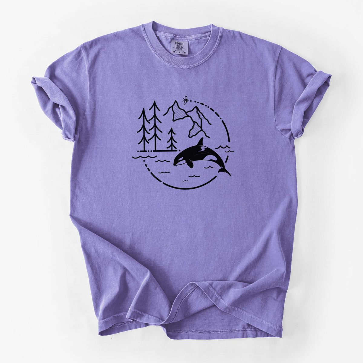 It's All Connected - Orca - Unisex Comfort Colors Garment-Dyed Heavyweight T-shirt