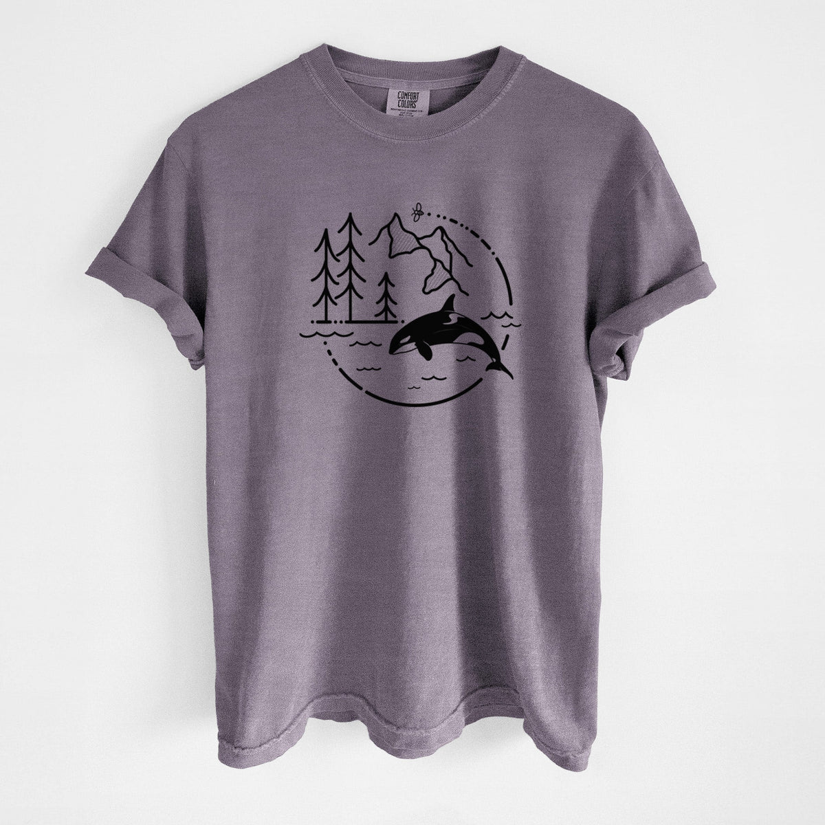 It's All Connected - Orca - Unisex Comfort Colors Garment-Dyed Heavyweight T-shirt