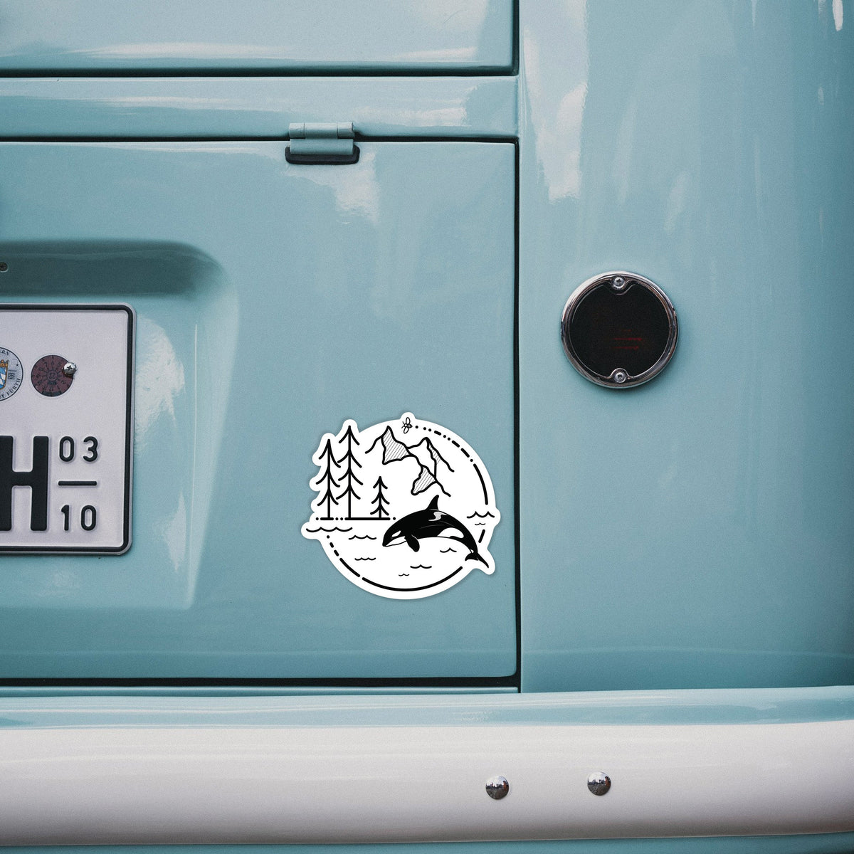 It's All Connected - Orca - Decal Sticker
