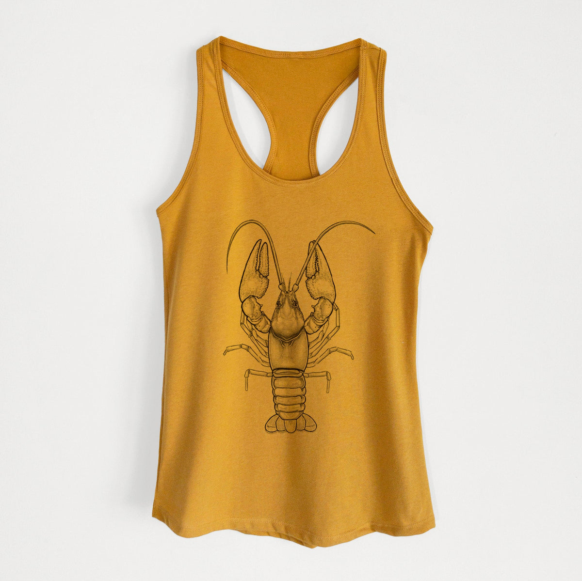 Guyandotte River Crayfish - Cambarus veteranus - Women's Racerback Tanktop