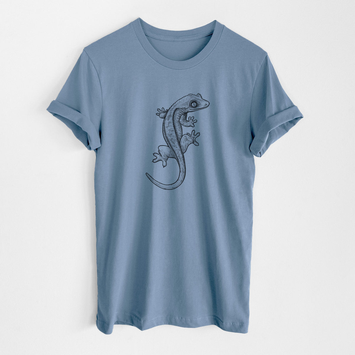 Crested Gecko - Correlophus ciliatus - Lightweight 100% Cotton Unisex Crewneck