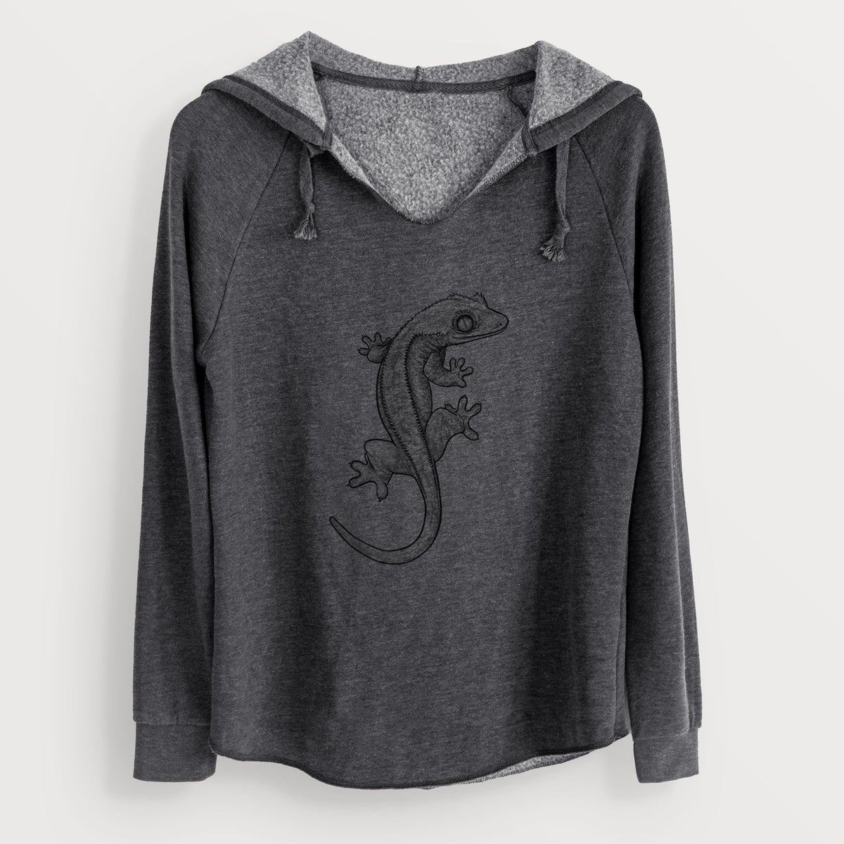 Crested Gecko - Correlophus ciliatus - Cali Wave Hooded Sweatshirt
