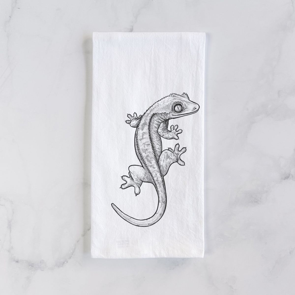 Crested Gecko - Correlophus ciliatus Tea Towel