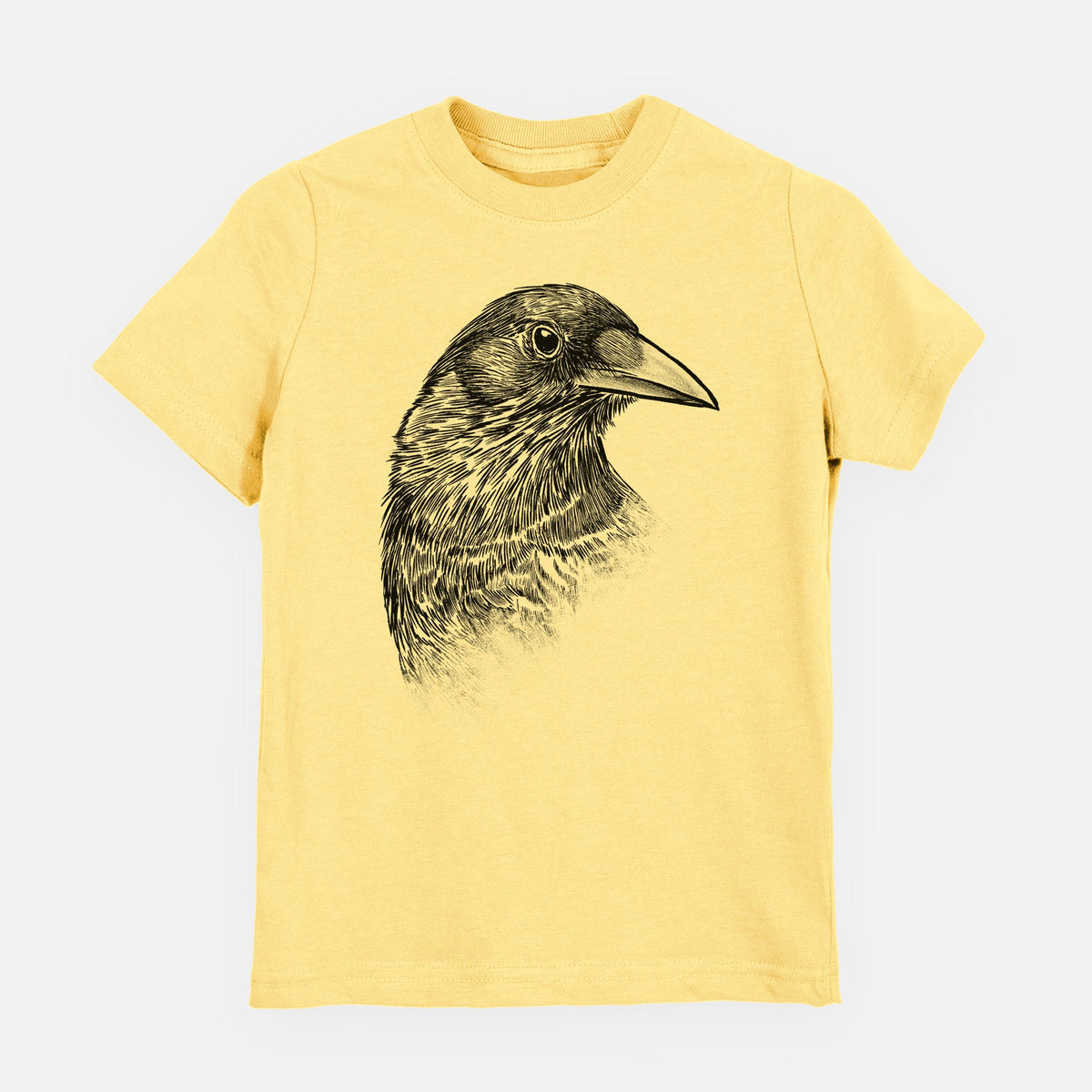 American Crow Bust - Corvus brachyrhynchos - Toddler/Youth Shirt