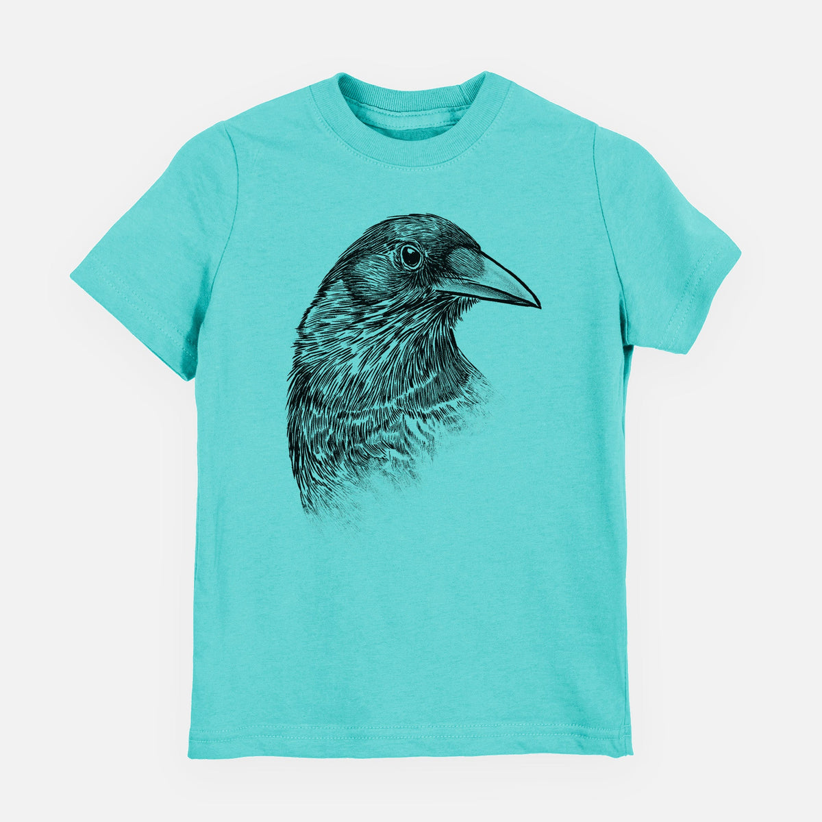American Crow Bust - Corvus brachyrhynchos - Toddler/Youth Shirt