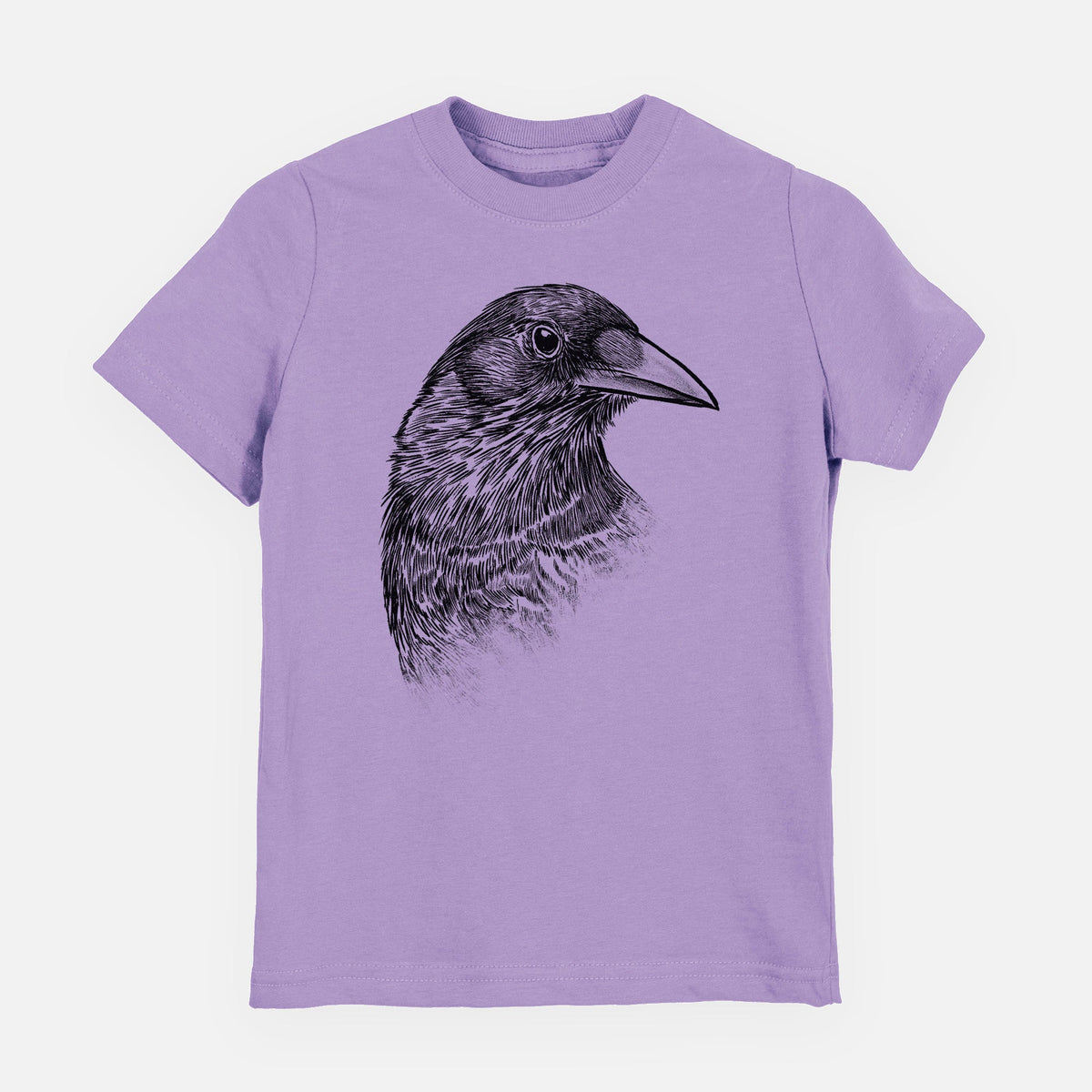 American Crow Bust - Corvus brachyrhynchos - Toddler/Youth Shirt