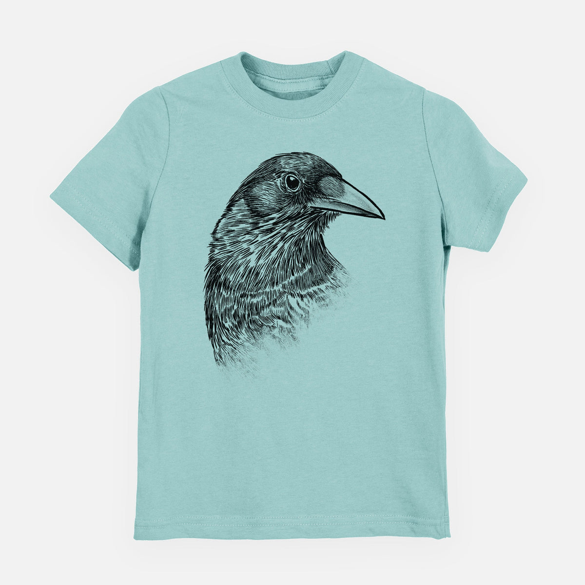American Crow Bust - Corvus brachyrhynchos - Toddler/Youth Shirt