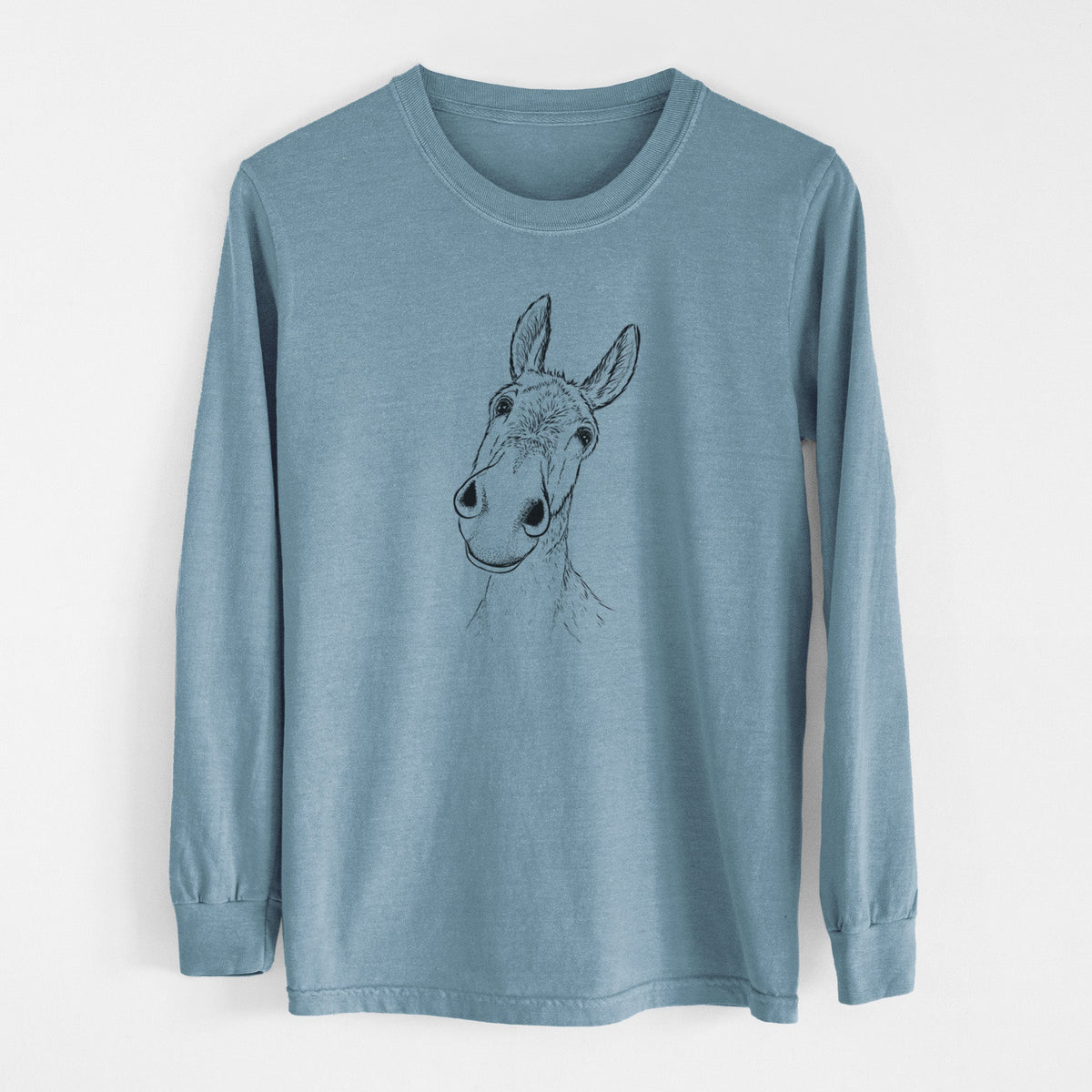 Curious Donkey - Unisex Comfort Colors 100% Cotton Long Sleeve