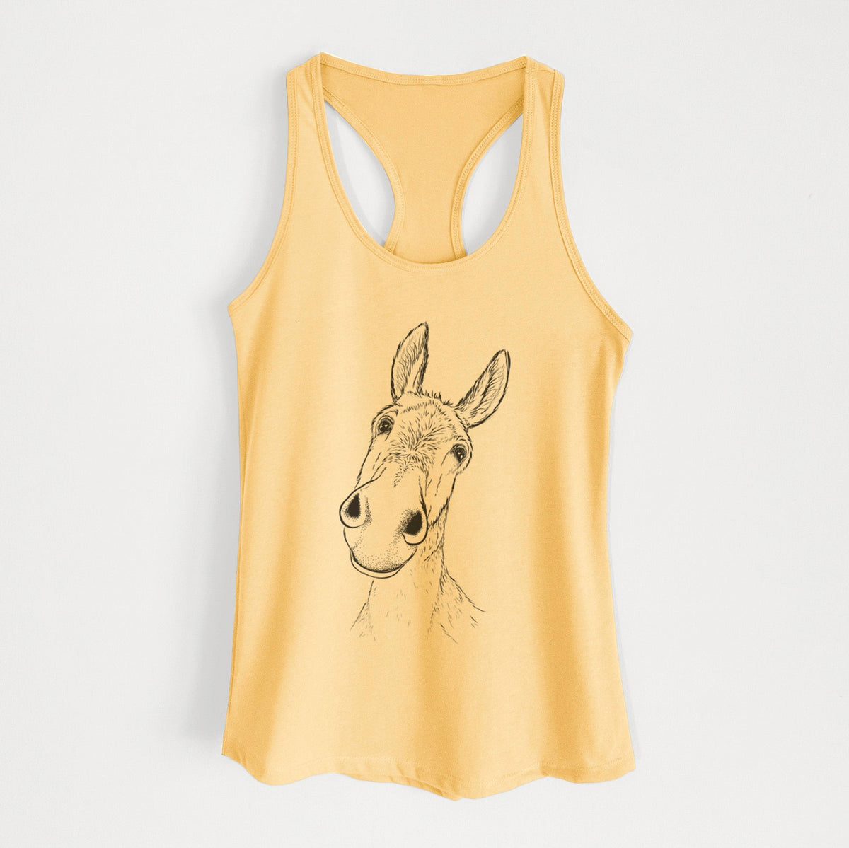 Curious Donkey - Women's Racerback Tanktop