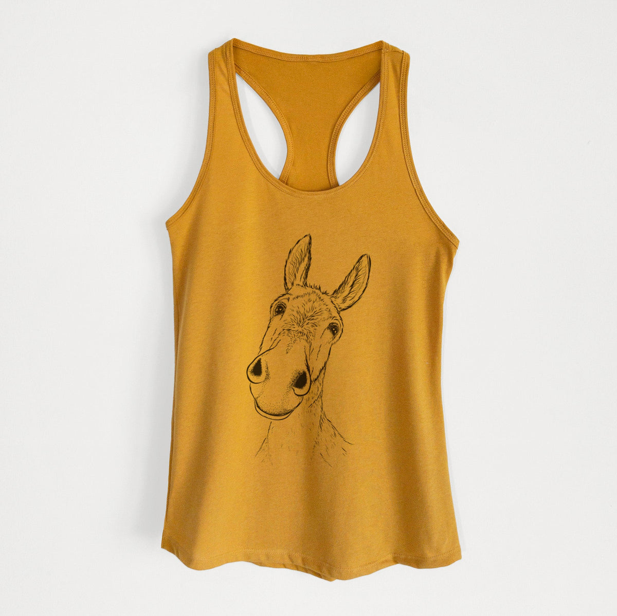 Curious Donkey - Women's Racerback Tanktop