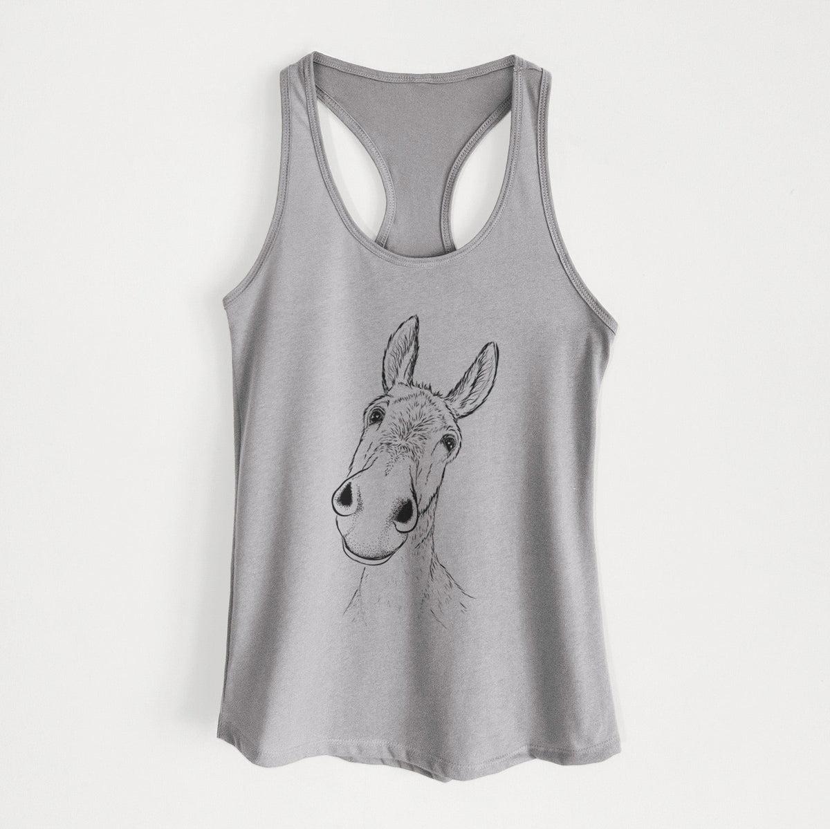 Curious Donkey - Women's Racerback Tanktop