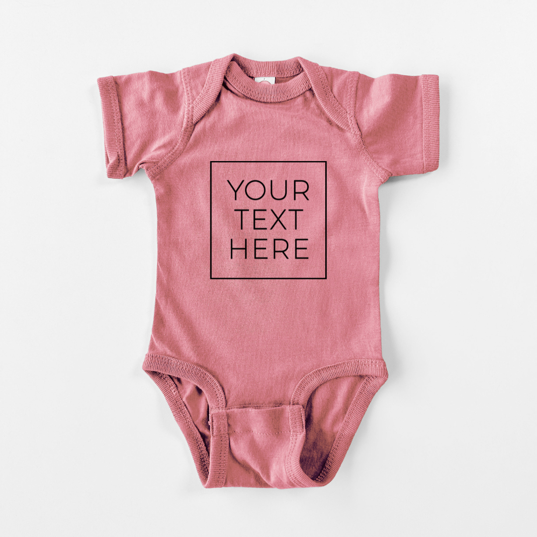 Custom Create Your Own Boxed Design - Baby Fine Jersey Bodysuit