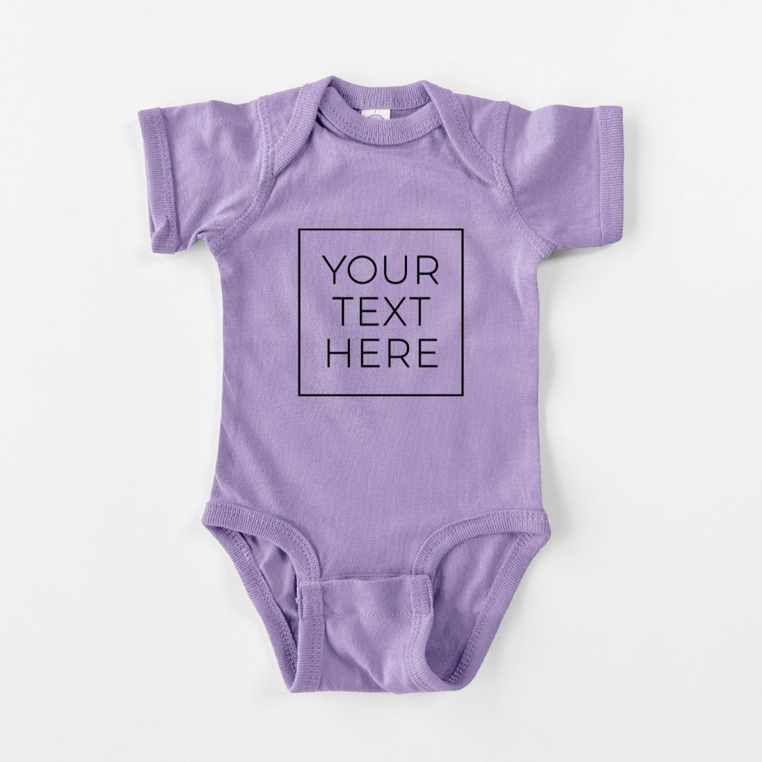Custom Create Your Own Boxed Design - Baby Fine Jersey Bodysuit