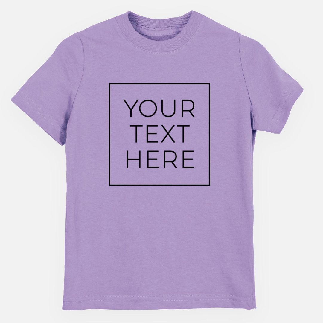 Create Your Own Custom Boxed Toddler/Youth Shirt