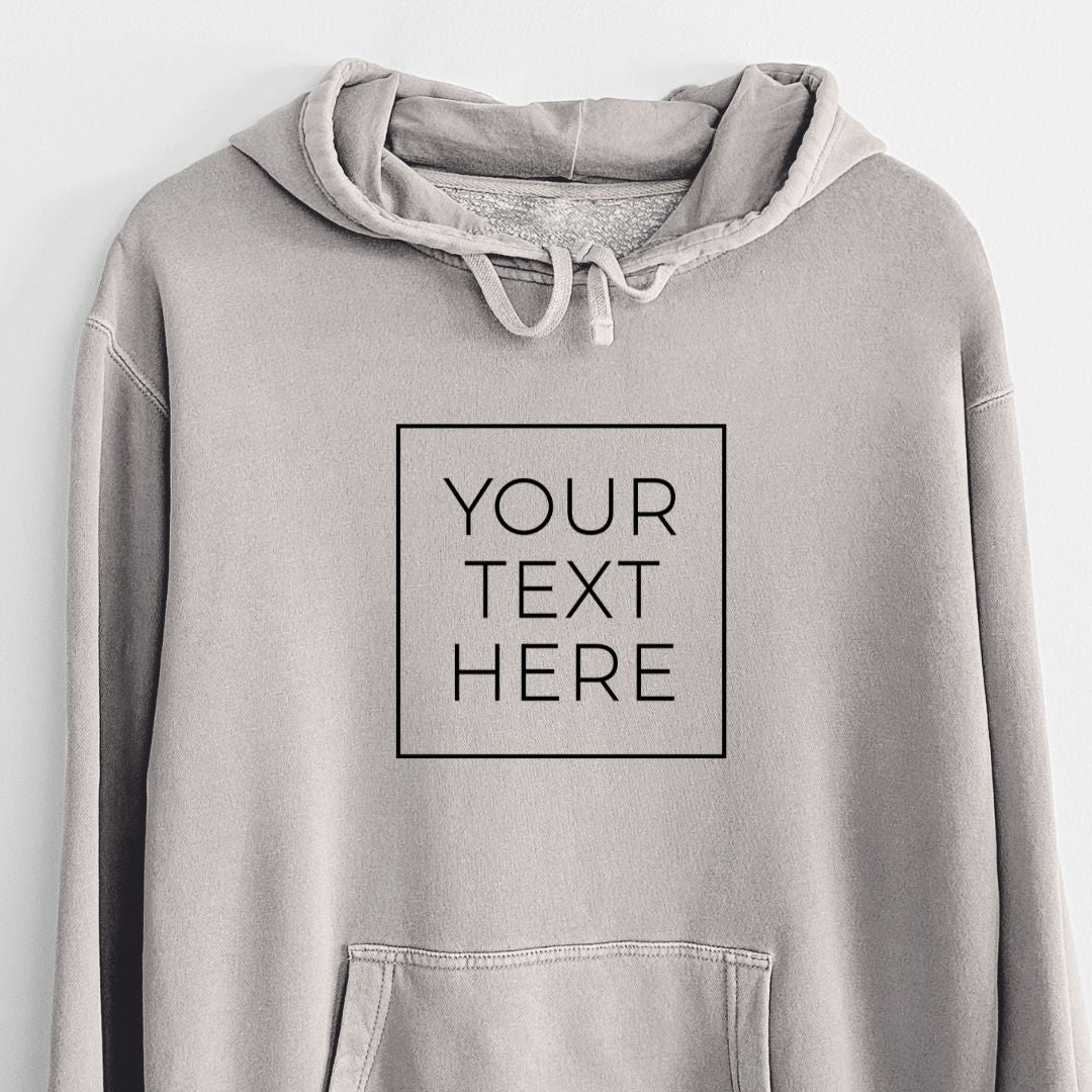 Create Your Own Custom Boxed - Unisex Pigment Dyed Hooded Sweatshirt
