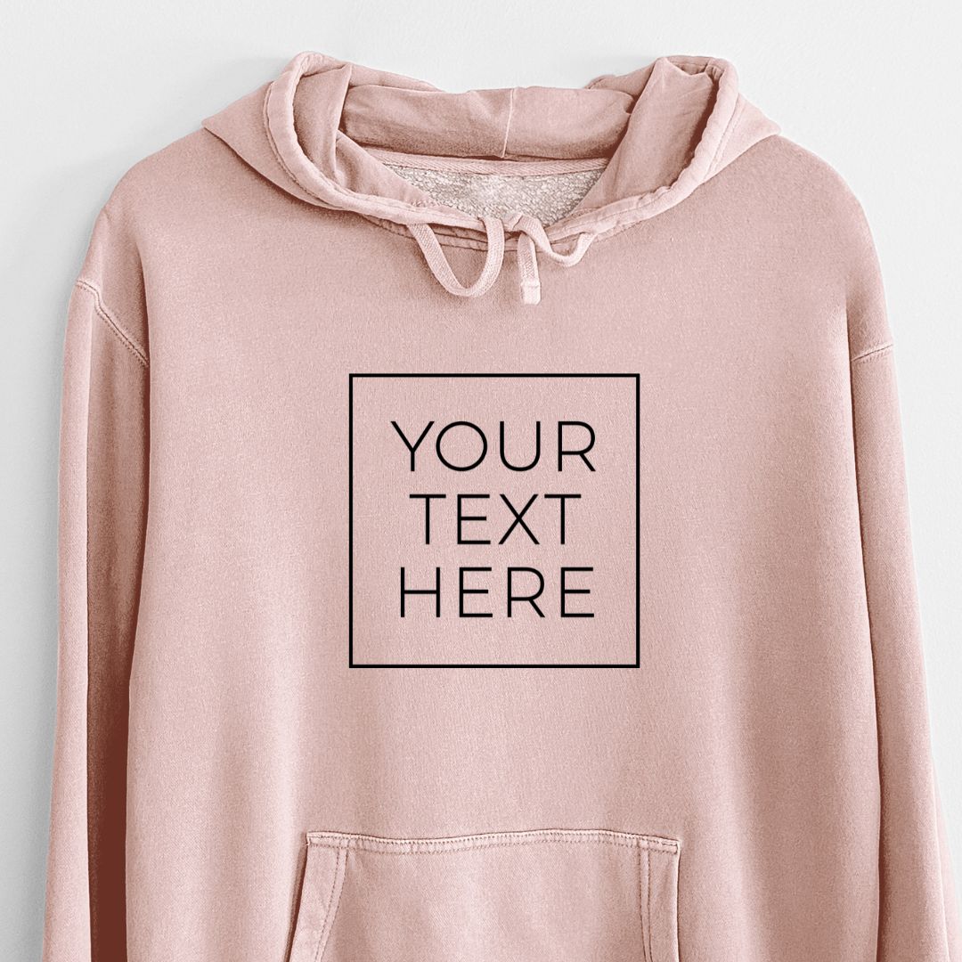 Create Your Own Custom Boxed - Unisex Pigment Dyed Hooded Sweatshirt