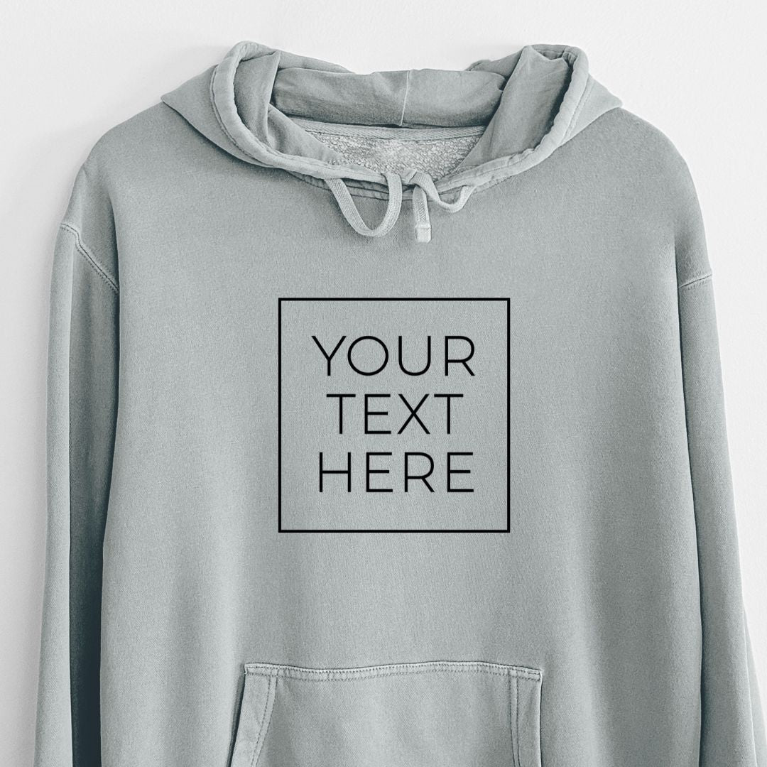 Create Your Own Custom Boxed - Unisex Pigment Dyed Hooded Sweatshirt