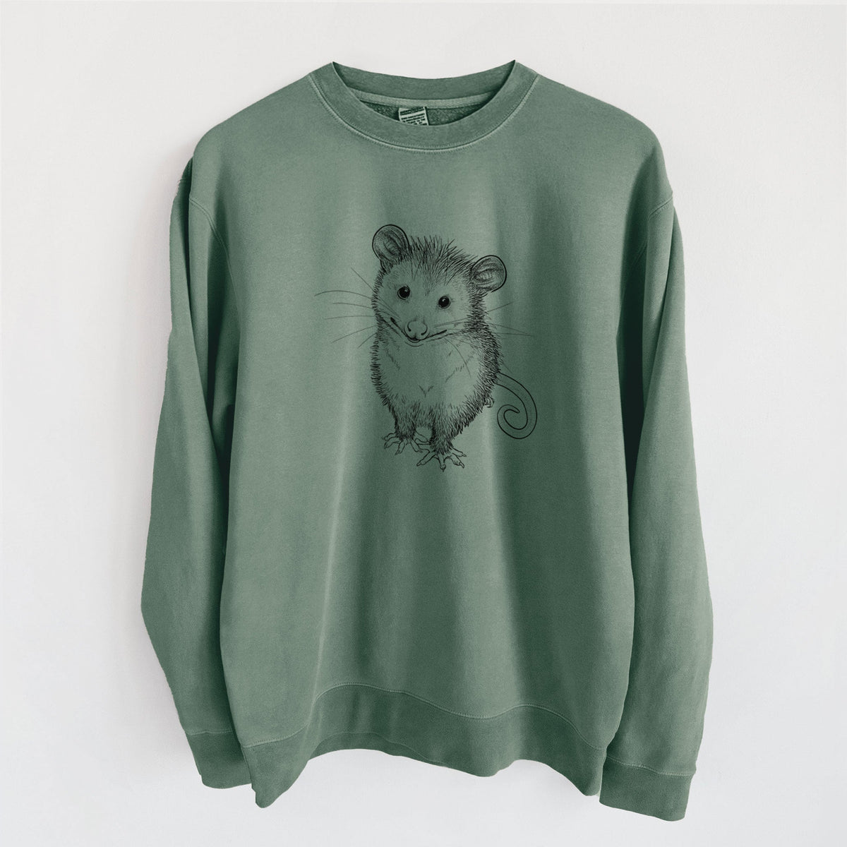 Cute Opossum - Unisex Pigment Dyed Crew Sweatshirt