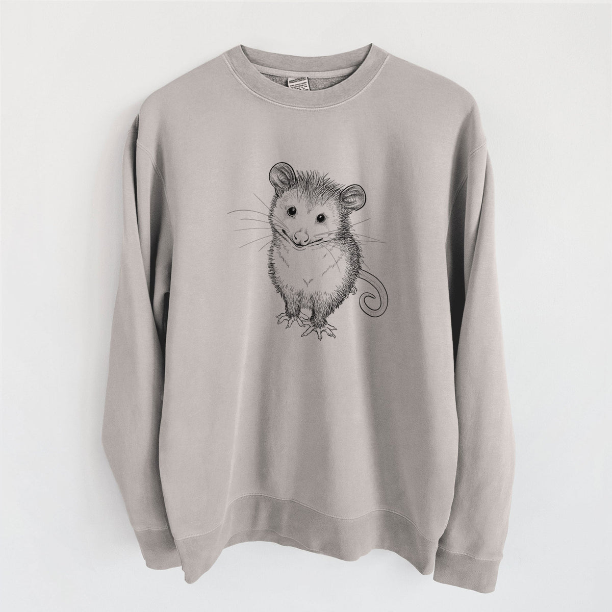 Cute Opossum - Unisex Pigment Dyed Crew Sweatshirt
