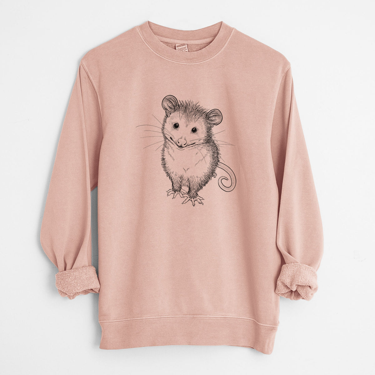 Cute Opossum - Unisex Pigment Dyed Crew Sweatshirt