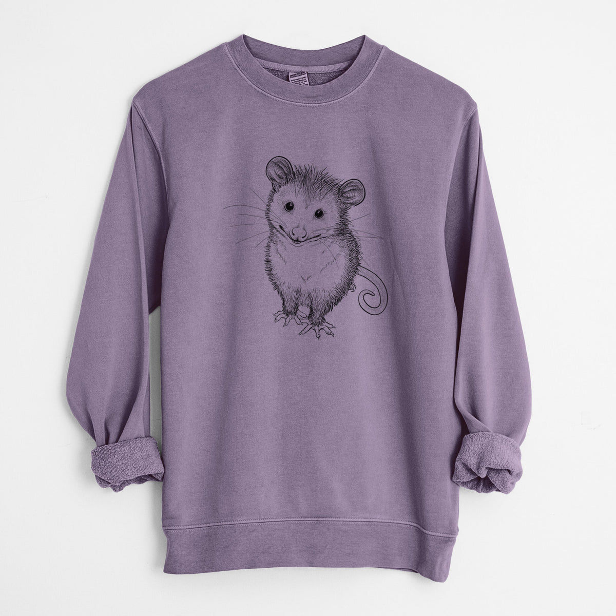 Cute Opossum - Unisex Pigment Dyed Crew Sweatshirt