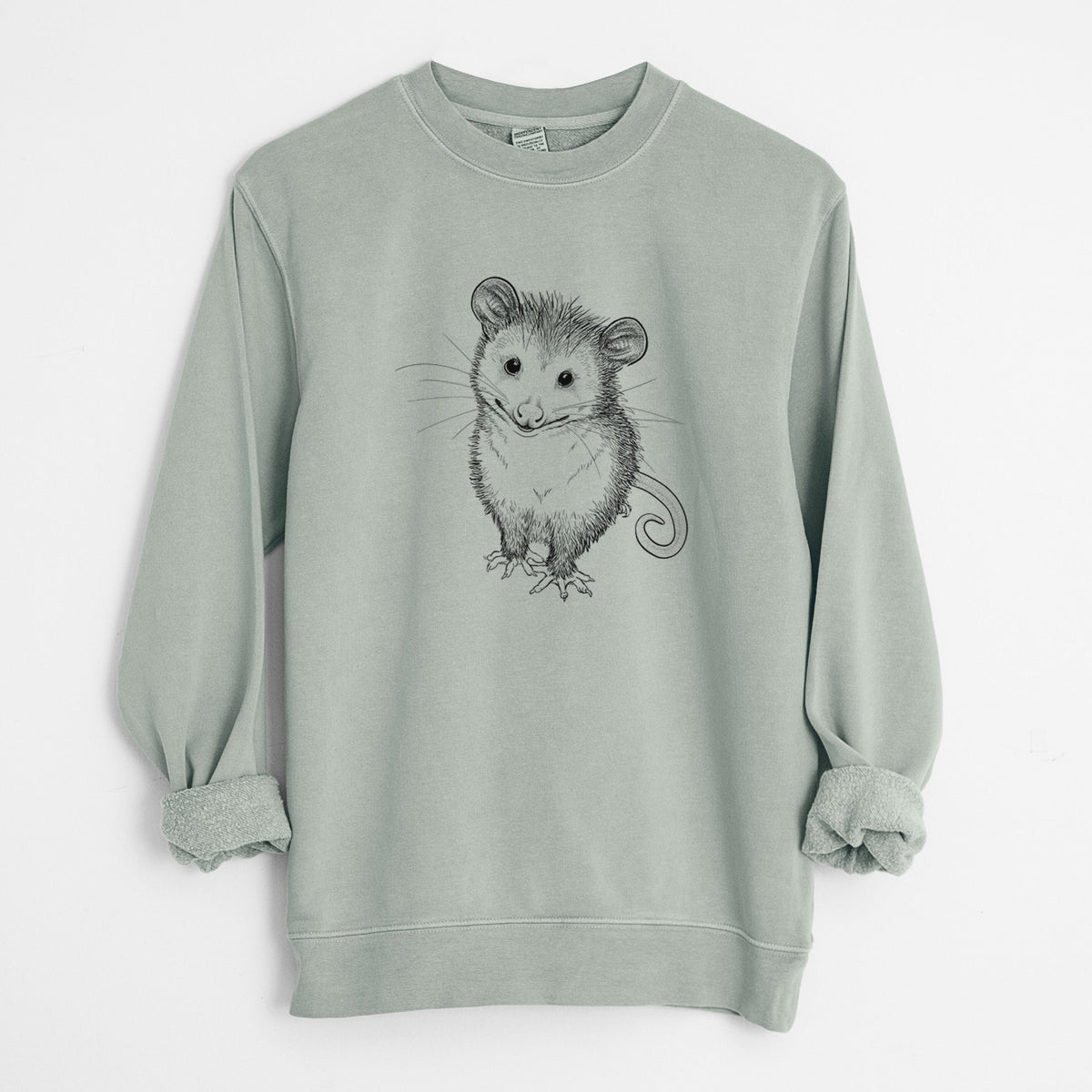 Cute Opossum - Unisex Pigment Dyed Crew Sweatshirt