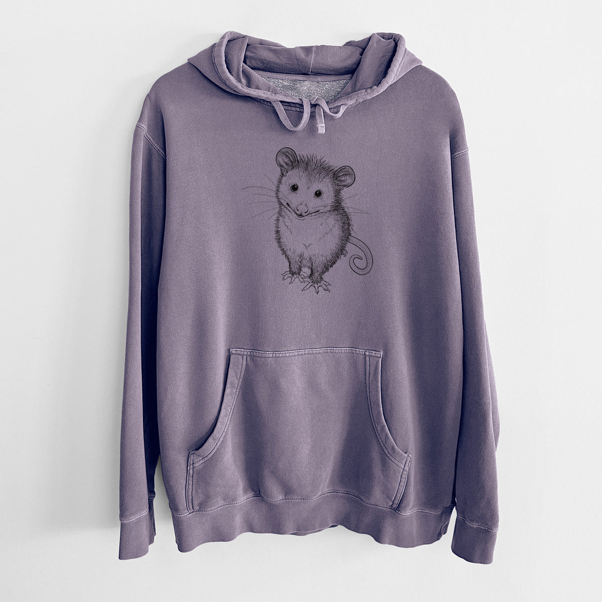 Cute Opossum - Unisex Pigment Dyed Hoodie