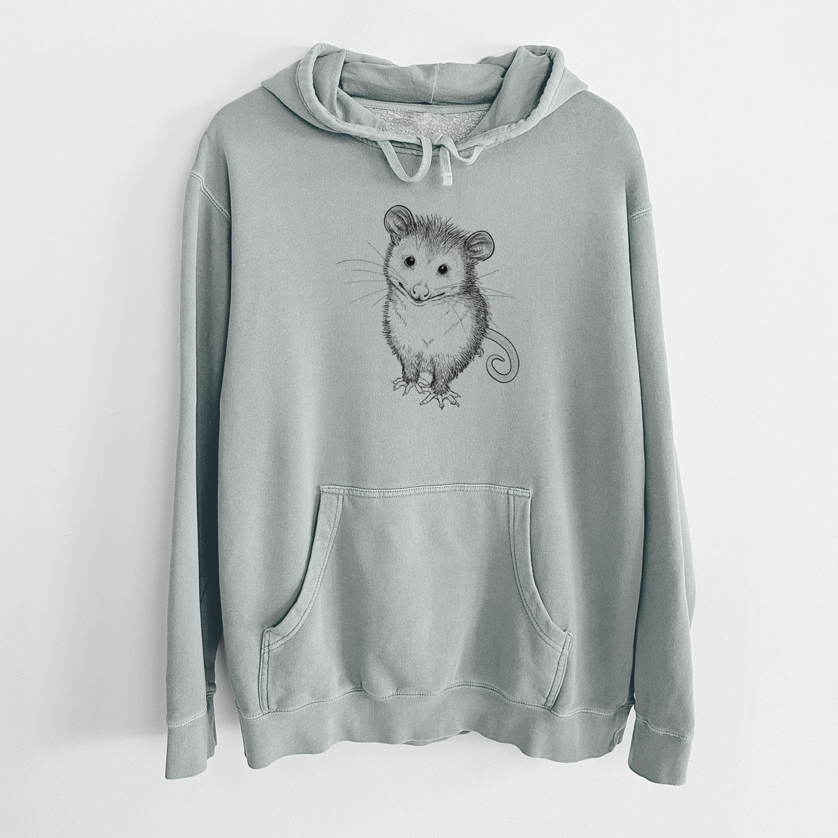 Cute Opossum - Unisex Pigment Dyed Hoodie