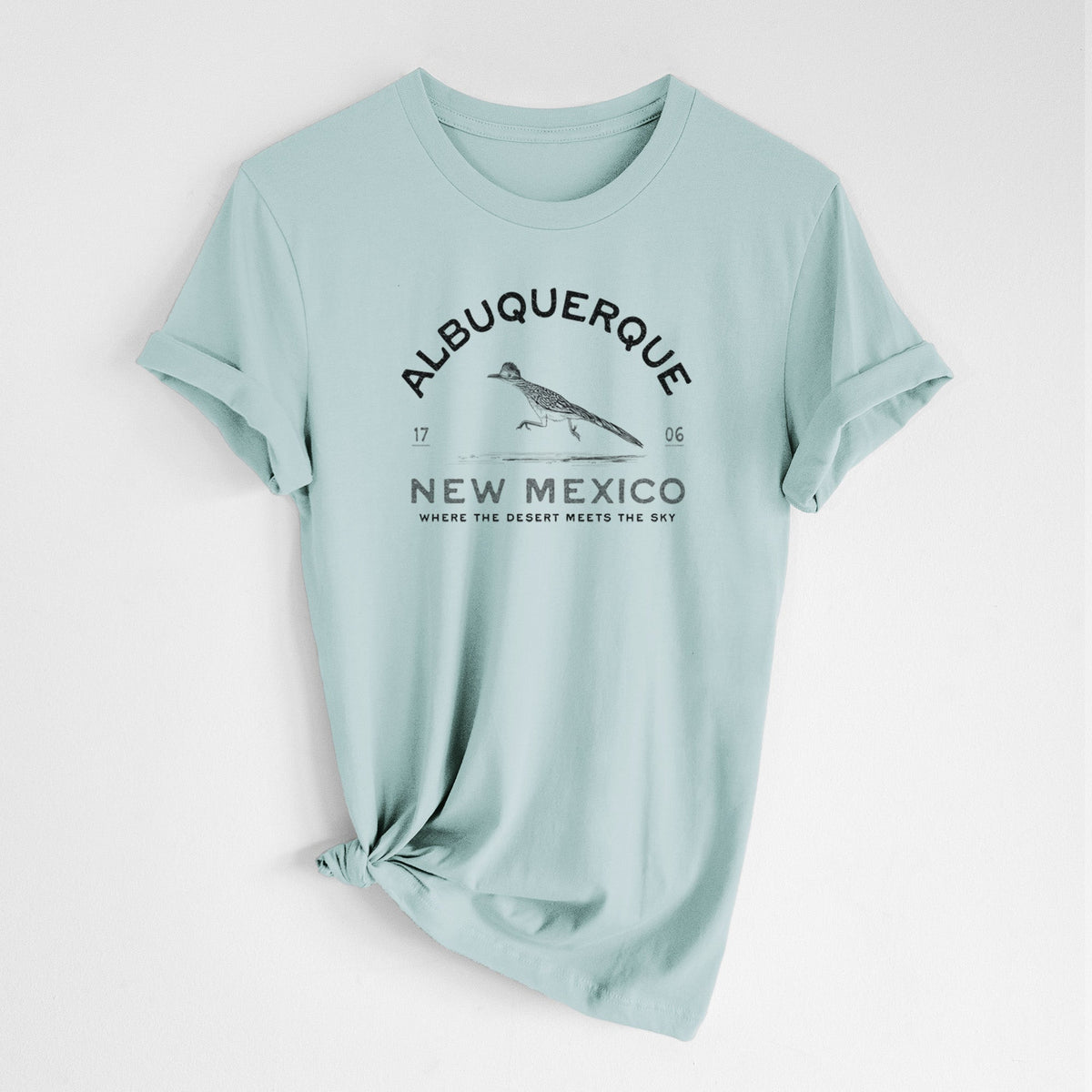 Albuquerque New Mexico Roadrunner - Lightweight 100% Cotton Unisex Crewneck