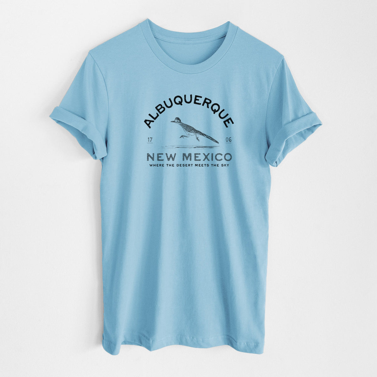 Albuquerque New Mexico Roadrunner - Lightweight 100% Cotton Unisex Crewneck