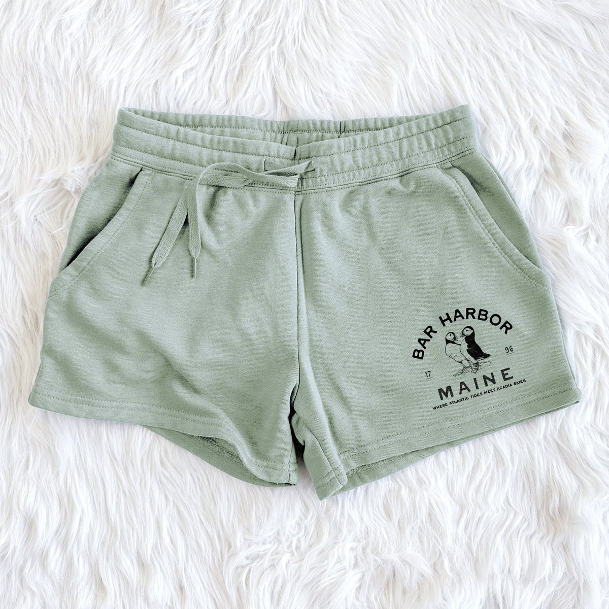 Bar Harbor Maine - Atlantic Puffins - Women's Cali Wave Shorts