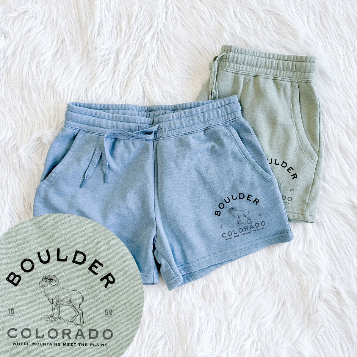 Boulder Colorado Bighorn - Women's Cali Wave Shorts
