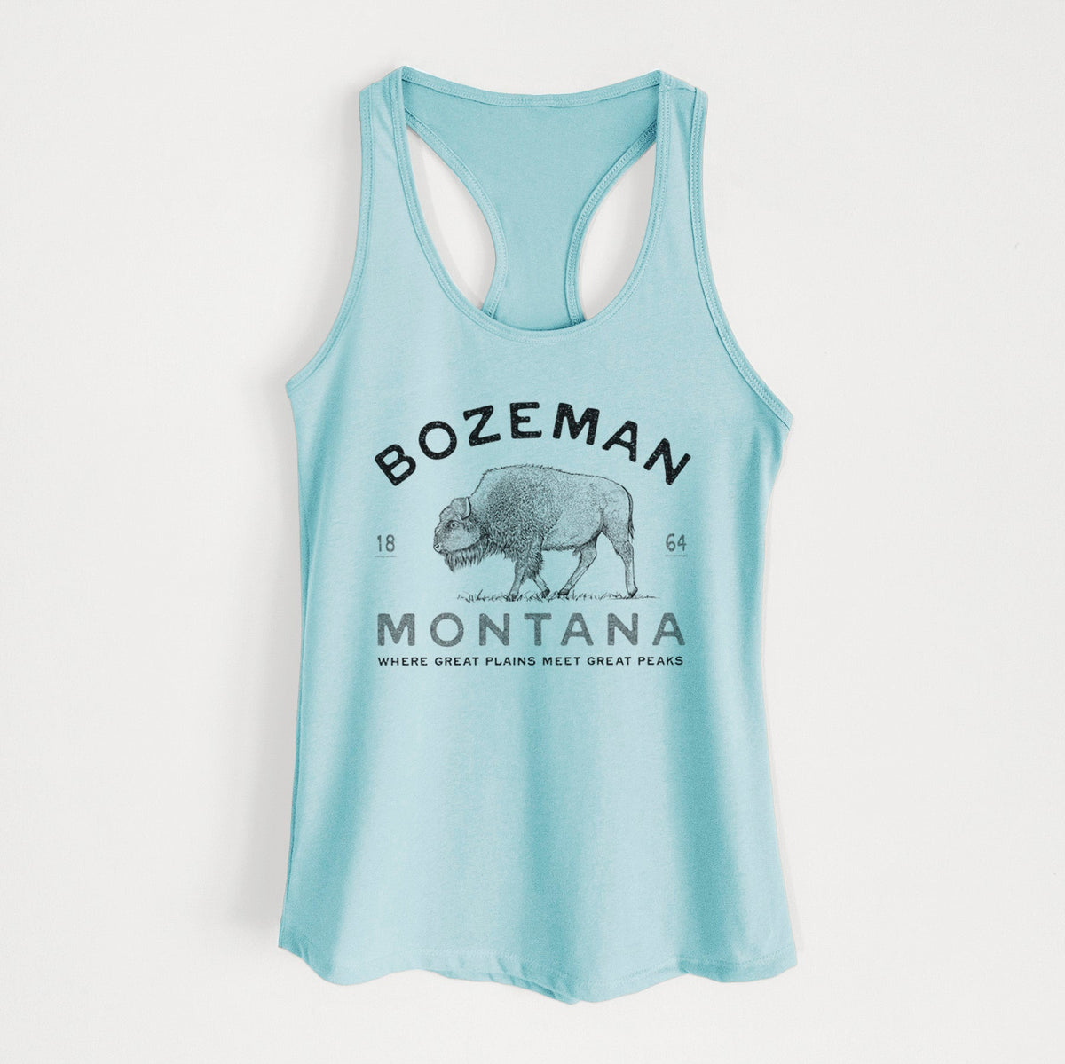 Bozeman Montana Bison - Women's Racerback Tanktop