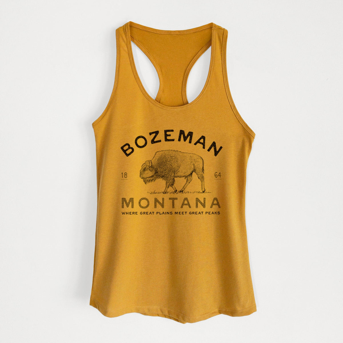 Bozeman Montana Bison - Women's Racerback Tanktop