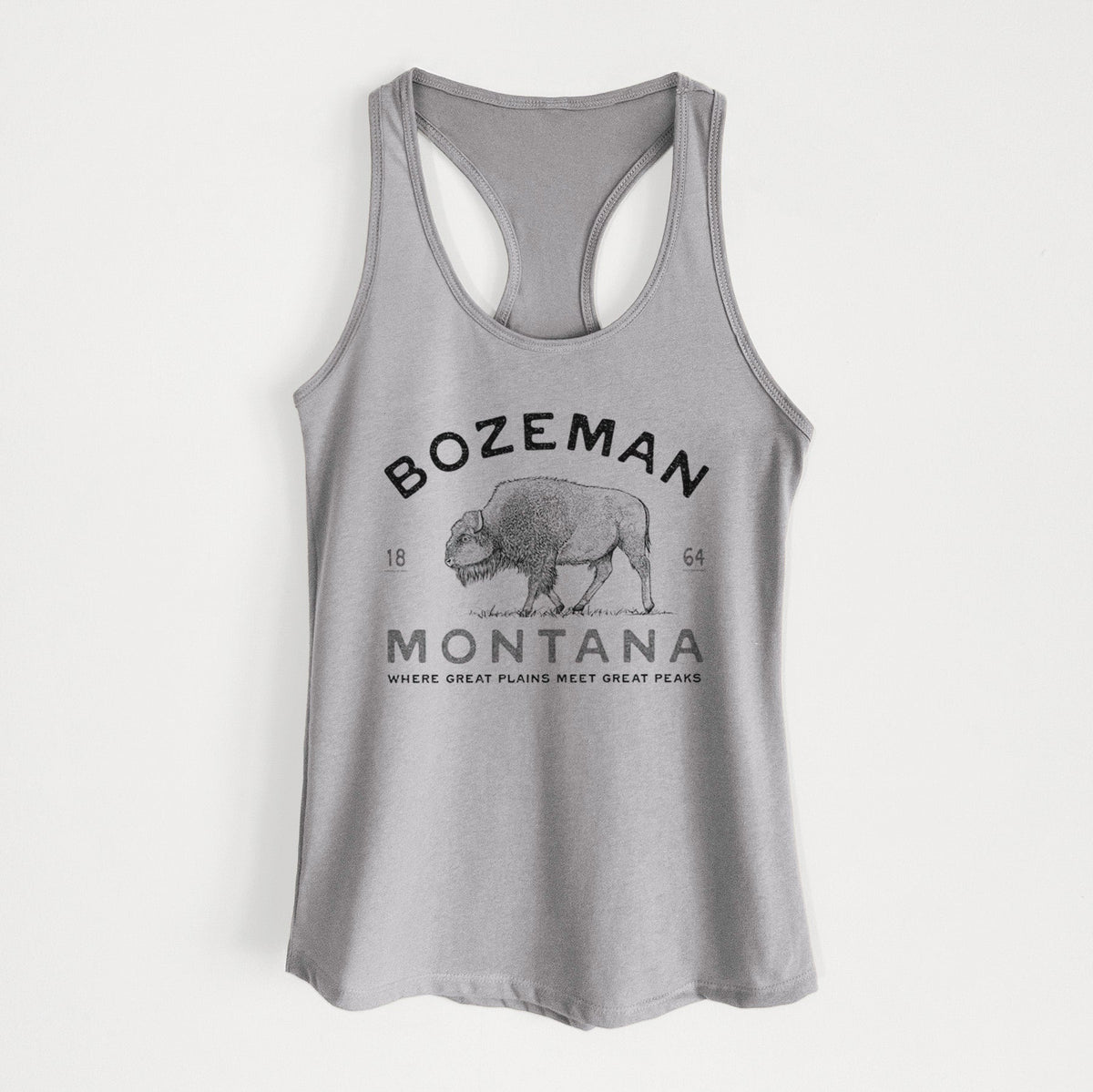 Bozeman Montana Bison - Women's Racerback Tanktop