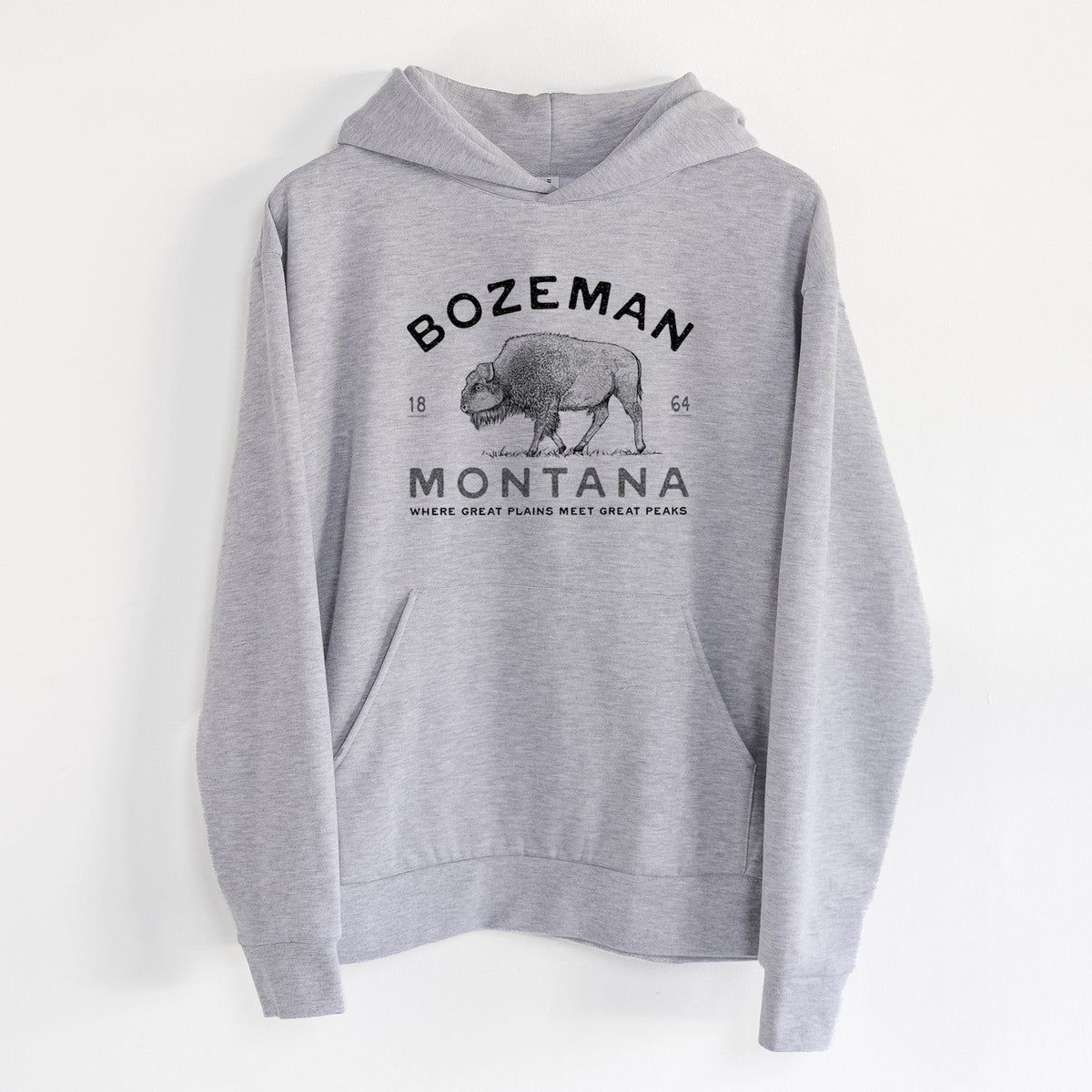 Bozeman Montana Bison  - Statement Midweight Hoodie