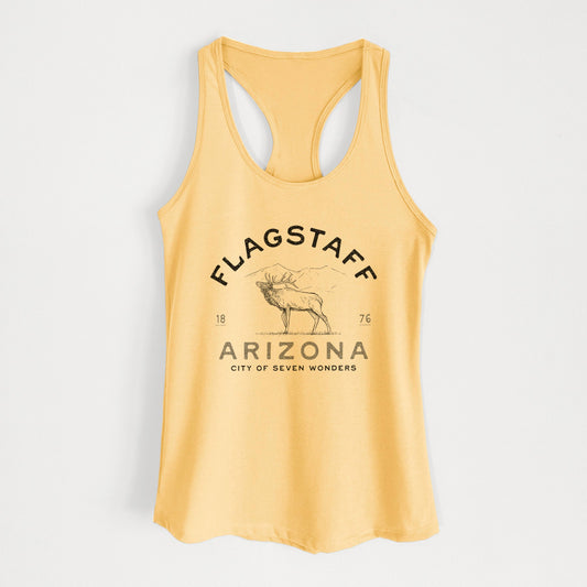 Flagstaff Arizona Elk - Women's Racerback Tanktop