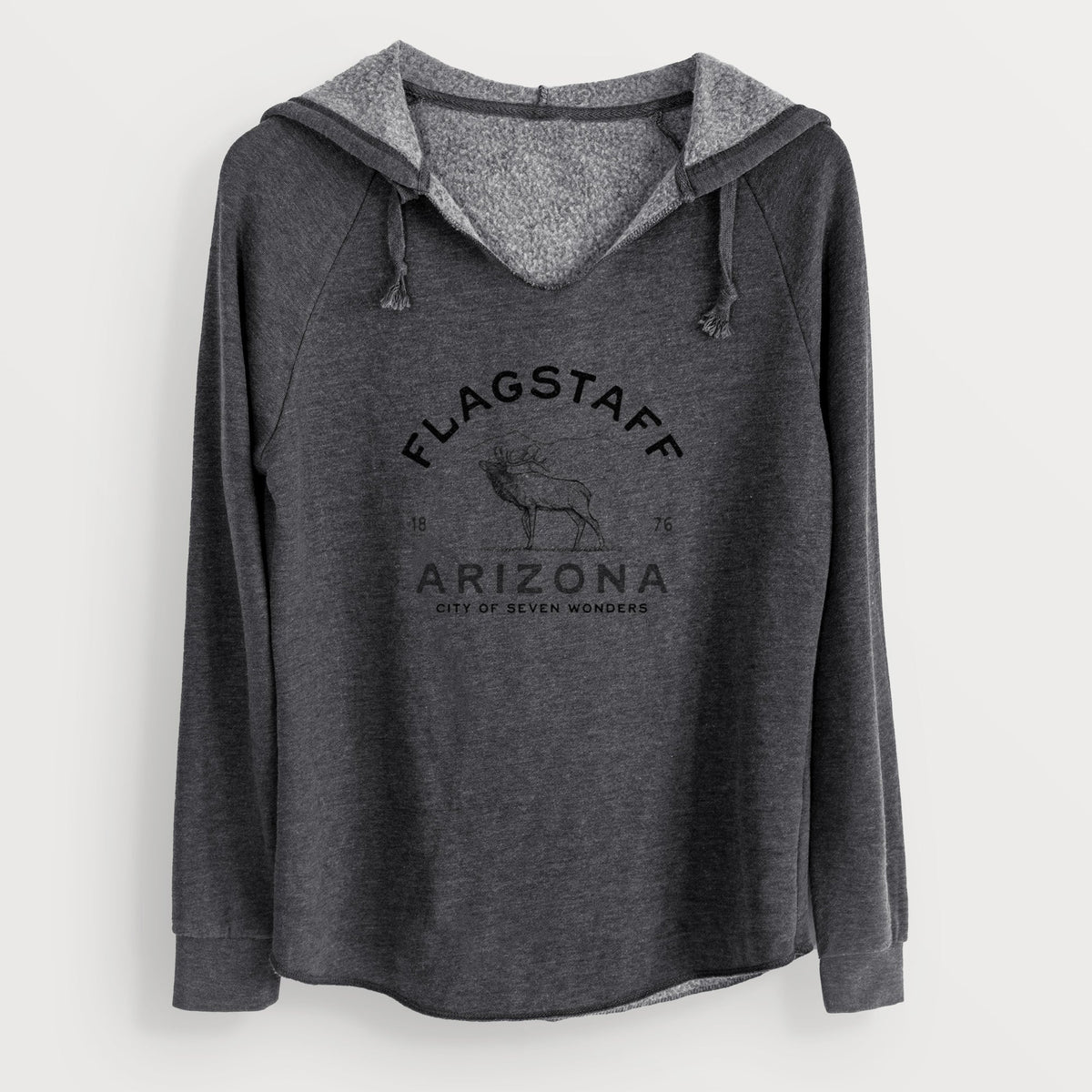 Flagstaff Arizona Elk - Cali Wave Hooded Sweatshirt