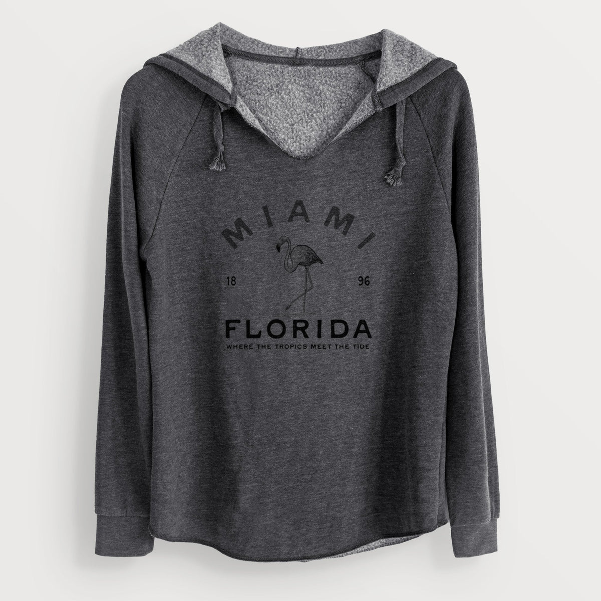 Miami Florisa Flamingo - Cali Wave Hooded Sweatshirt