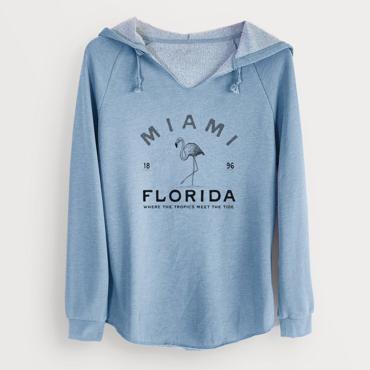 Miami Florisa Flamingo - Cali Wave Hooded Sweatshirt