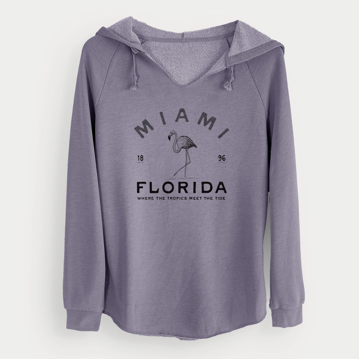 Miami Florisa Flamingo - Cali Wave Hooded Sweatshirt