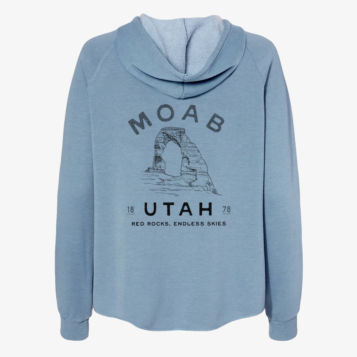 Moab Utah Delicate Arch - Women's Cali Wave Zip-Up Sweatshirt