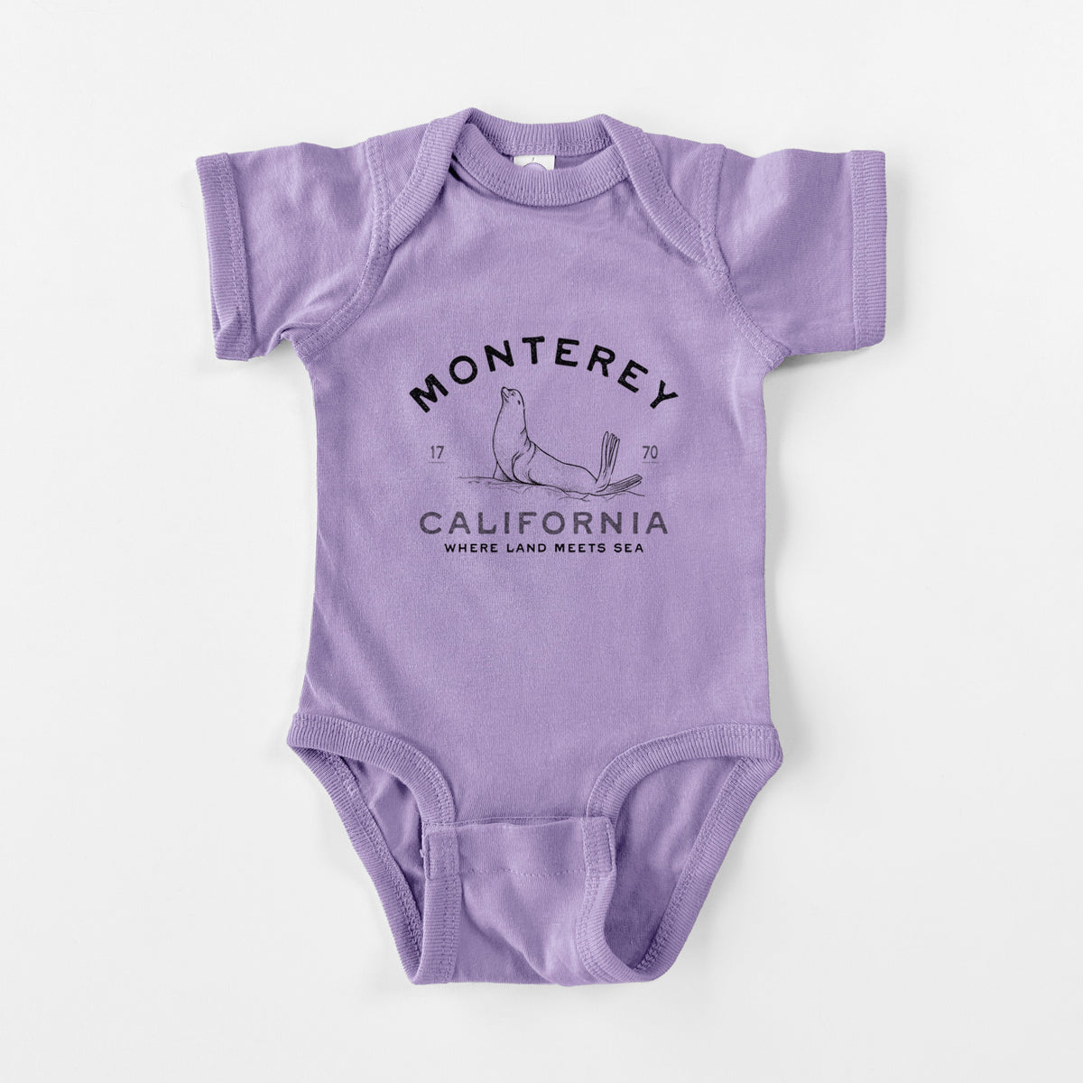 Monterey Sea Lion - Baby Fine Jersey Bodysuit