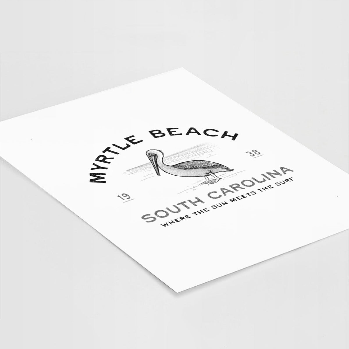 Myrtle Beach Pelican - Fine Art Print
