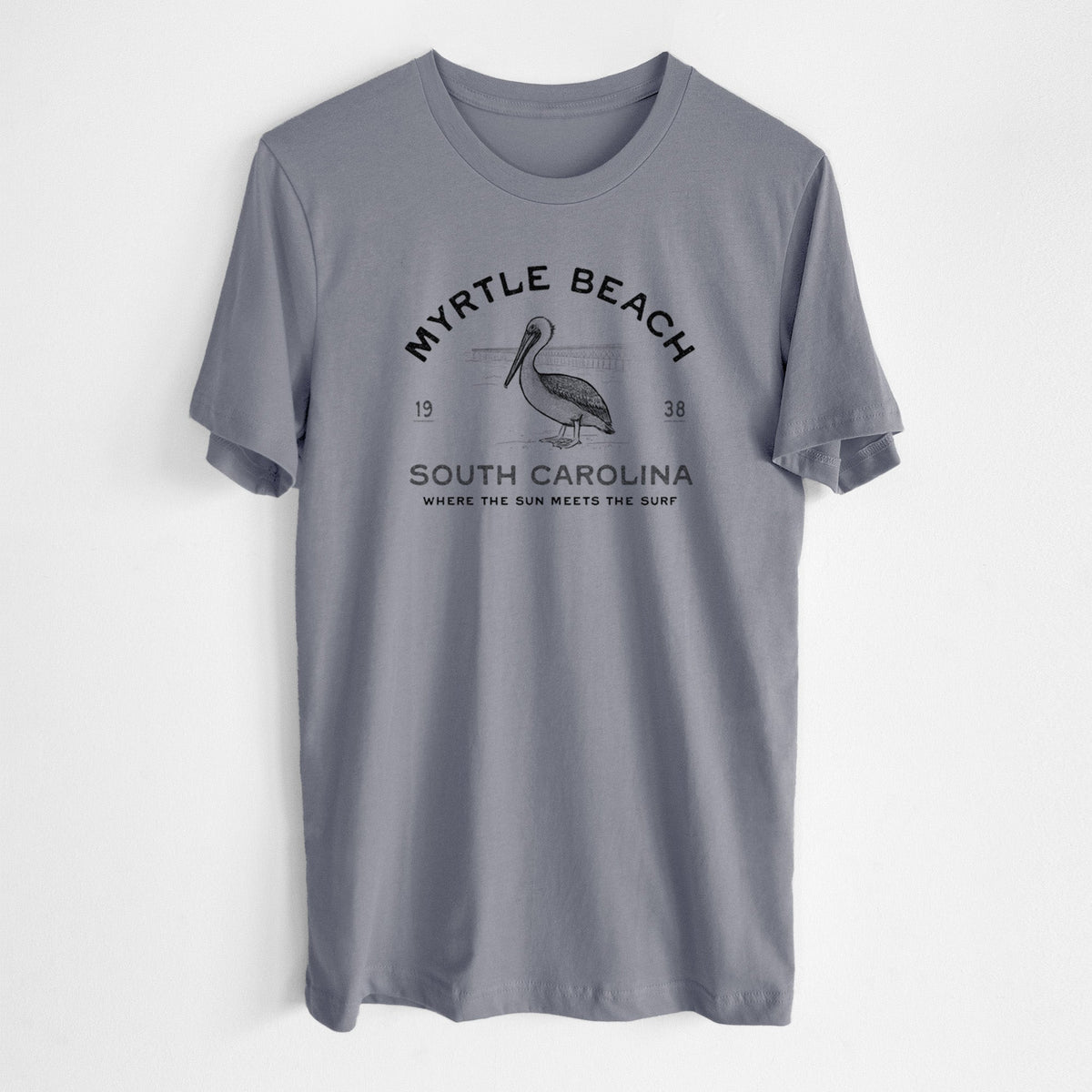 Myrtle Beach Pelican - Lightweight 100% Cotton Unisex Crewneck