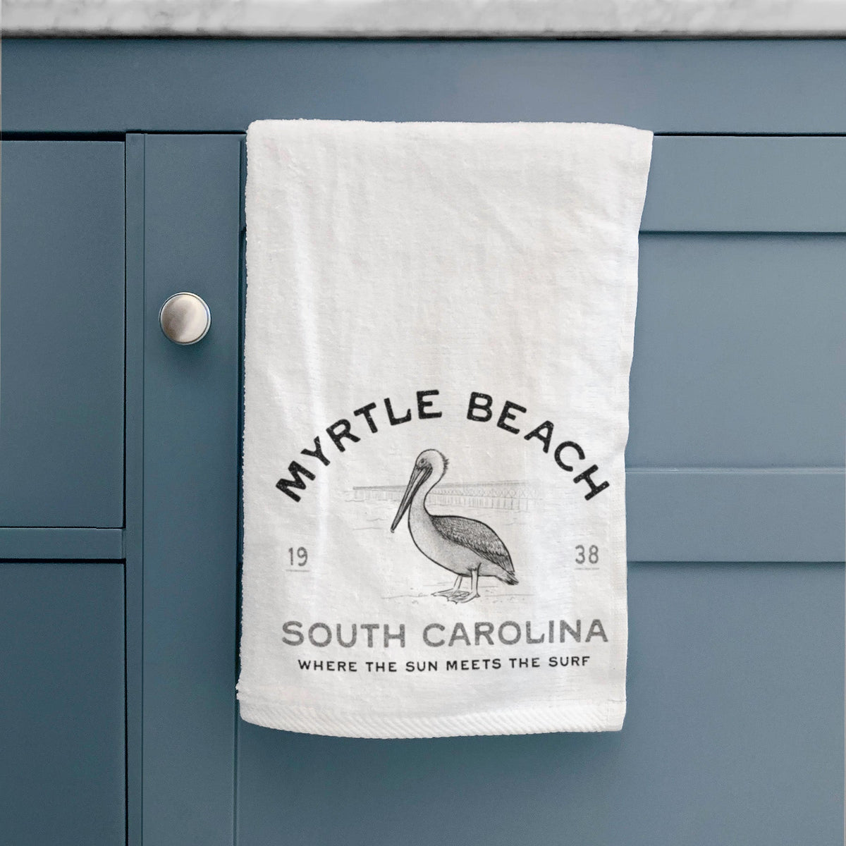 Myrtle Beach Pelican Premium Decorative Hand Towel